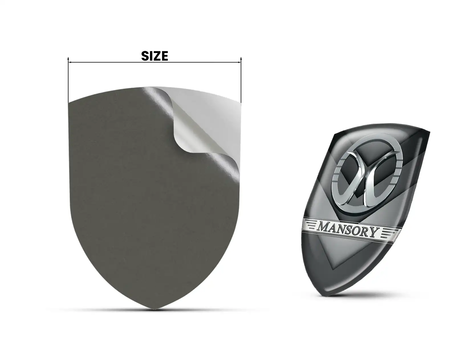 Mansory Emblemas Silicona Auto Profesional Personalizable